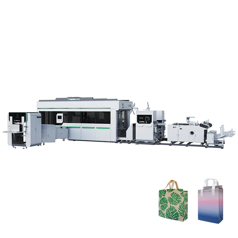 Automatic Non-Woven Box Bag Making Machine With Handle Online