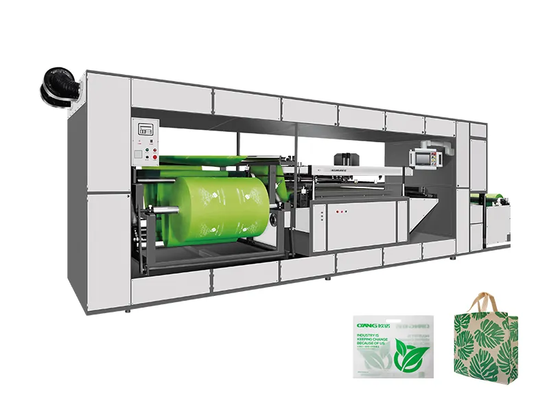 ONL-12010 I Single Color Roll To Roll Non-Woven Fabric Screen Printing Machine
