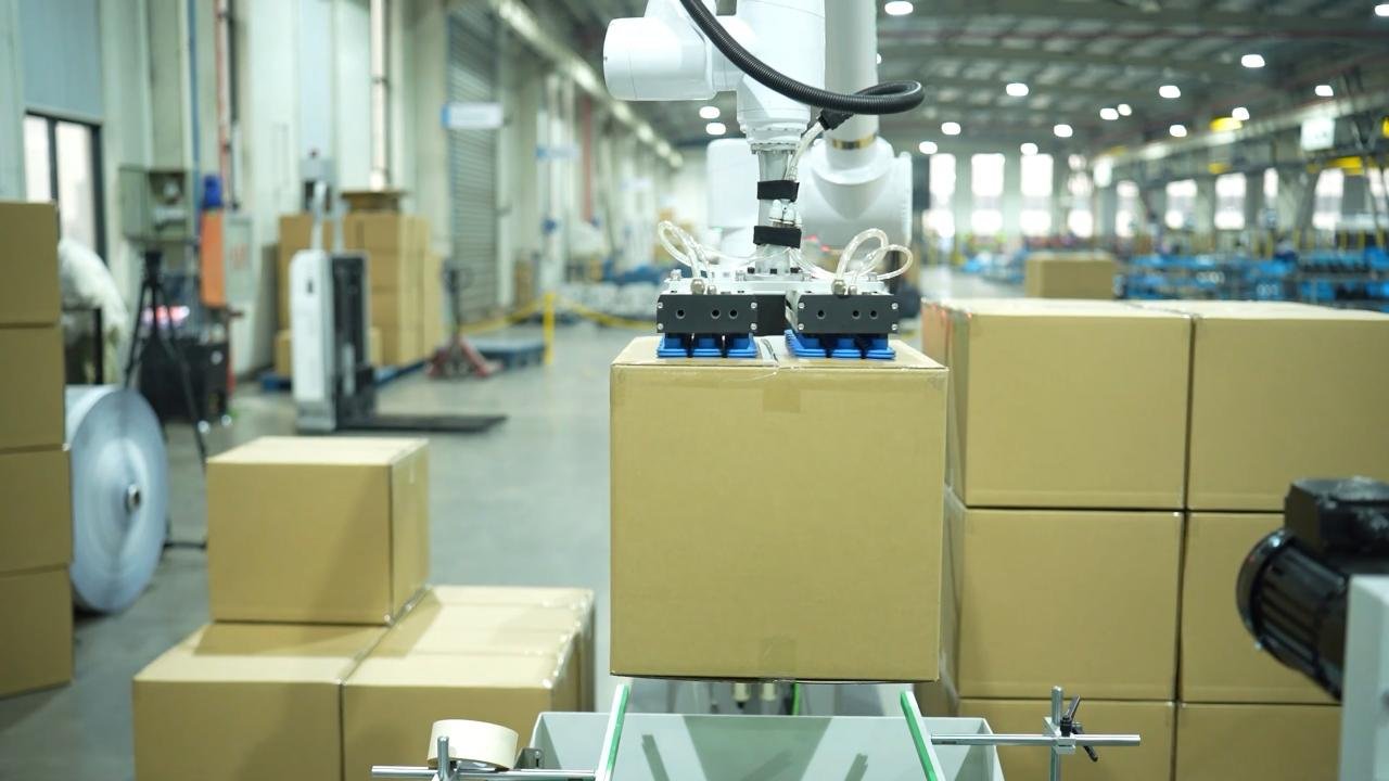 Packing / Sealing / Palletizing Paper bag downstream automation