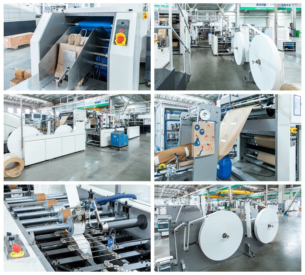 Automatic Roll-fed Twist Rope Paper Bag Machine detail 8