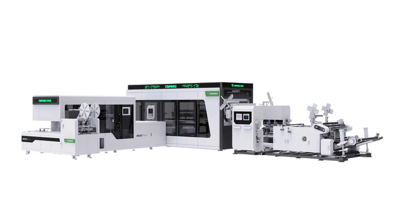 OYANG -20 AUTOMATIC NON WOVEN BOX BAG MAKING MACHINE WITH HANDLE ONLINE