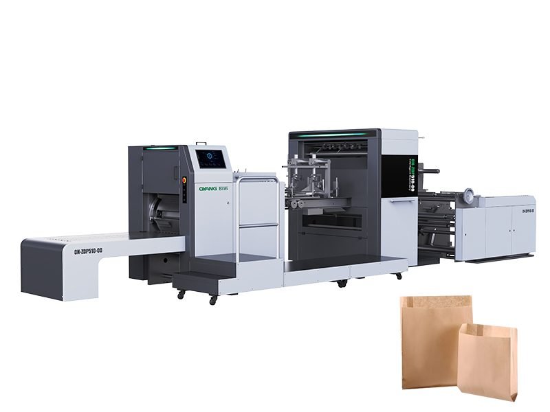 Double Channel V Bottom Paper Bag Making Machine detail 2