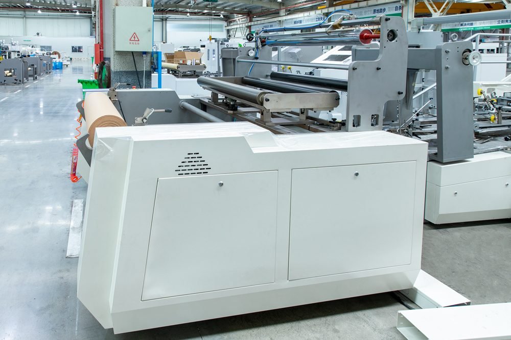 Automatic Roll-fed Square Bottom Paper Bag Machine with Flat Handle detail 11