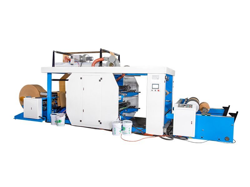 YTB Stack Type High Speed 4 Colors Paper Roll To Roll Flexographic Printing Machine detail 2