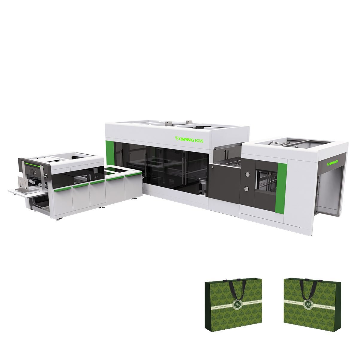 Great 3.0 – Fully Automatic No-Crease Sheet Feeding Paper Bag Making Machine detail 2